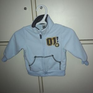 4/$20 Carter's baby boy zip up sweater 6 months